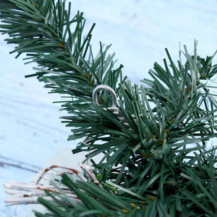 Ёлка декор настенная шишка ягодки, горшок половинка, 50 см Ёлка декор настенная шишка ягодки, горшок половинка, 50 см