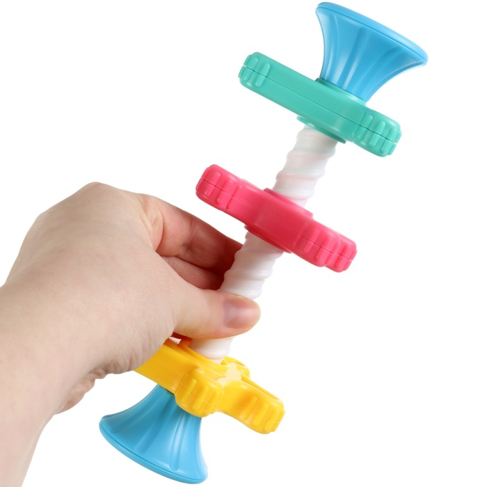 Развивающая игрушка пирамидка «Закрути меня» с шестеренками, погремушка, Крошка Я Развивающая игрушка пирамидка «Закрути меня» с шестеренками, погремушка, Крошка Я