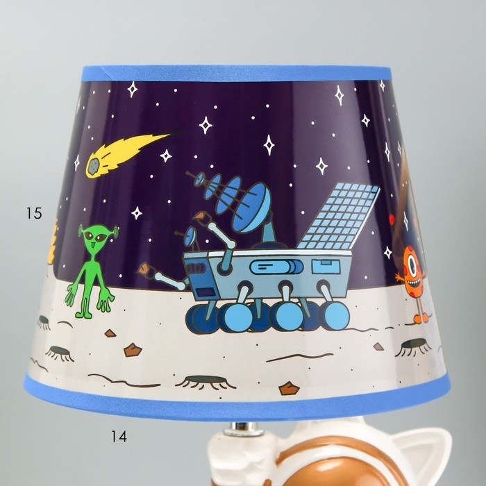 Настольная лампа  Настольная лампа "Космос " Е14 15Вт МИКС 20х20х35 см RISALUX