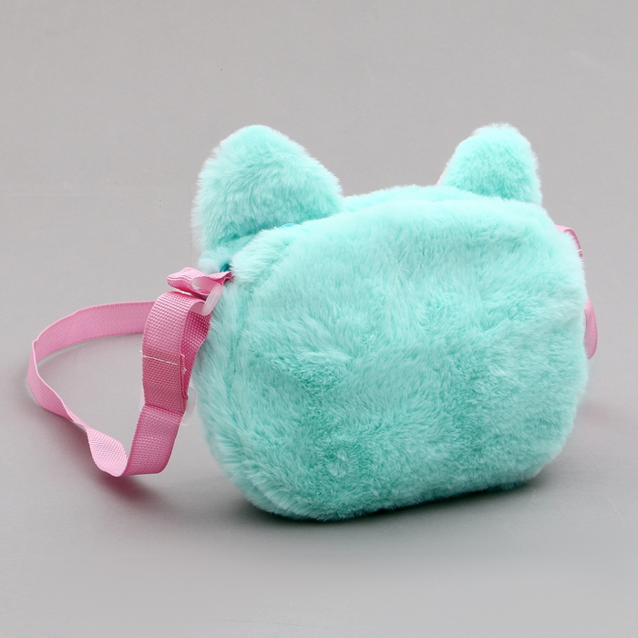 Сумка детская «Кошечка», цвет зелёный