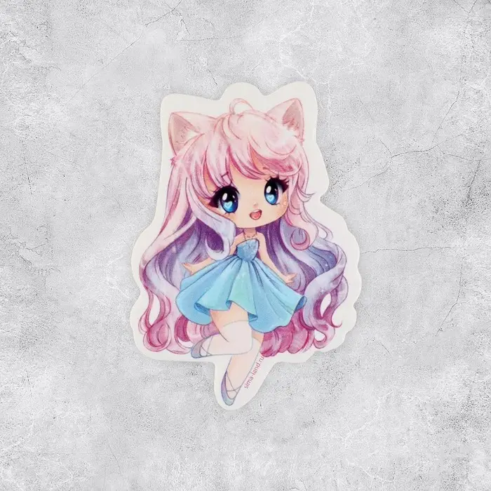 Наклейки-стикеры, набор «Аниме», 5×5 см