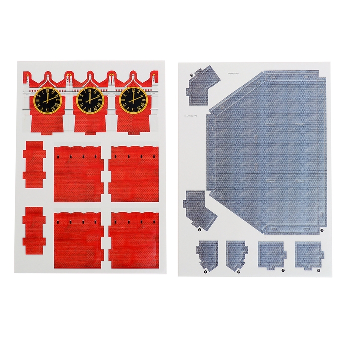 3D Конструктор «Спасская Башня», 31 деталь 3D Конструктор «Спасская Башня», 31 деталь