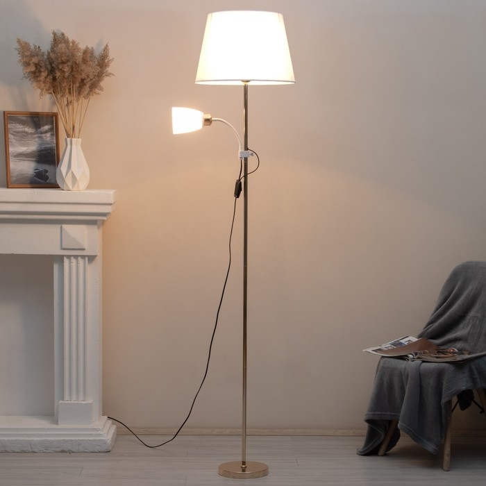 Торшер 19030/2GD E27 40Вт золото 41х41х180 см