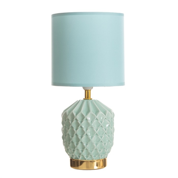 Лампа настольная Лампа настольная "Бернарда" 1х40Вт Е14 зеленый 15х15х30см