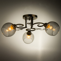 Люстра 6591200/3 E27 40Вт бронза 46х46х24 см BayerLux