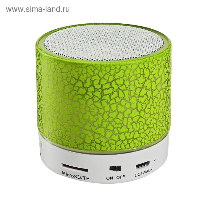 Портативная колонка Luazon LAB-04, с подсветкой, Bluetooth, USB, microSD, microUSB, МИКС Портативная колонка Luazon LAB-04, с подсветкой, Bluetooth, USB, microSD, microUSB, МИКС