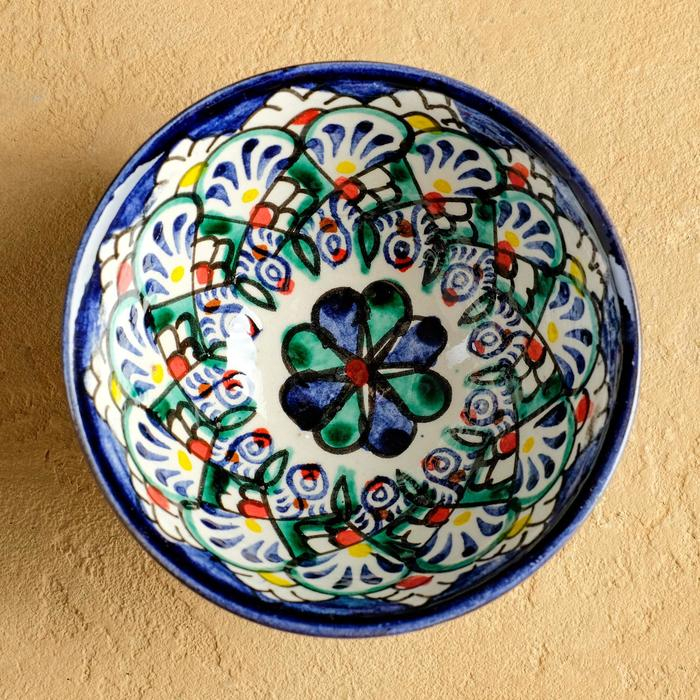 Набор пиал Риштанская Керамика 9,5см, 3шт подар упак Набор пиал Риштанская Керамика 9,5см, 3шт подар упак