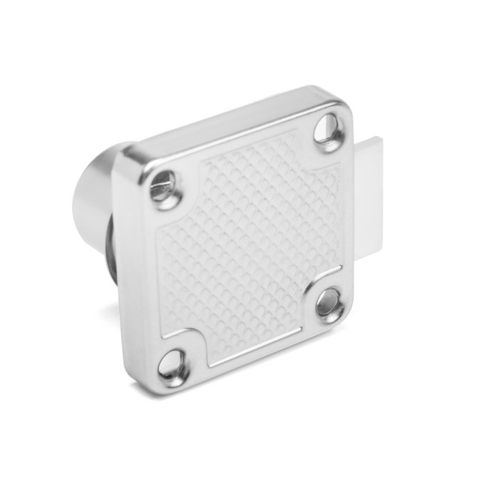 Замок мебельный ТУНДРА (мод. 138-22), прямой ригель, корпус металлический, 2 ключа Замок мебельный ТУНДРА (мод. 138-22), прямой ригель, корпус металлический, 2 ключа