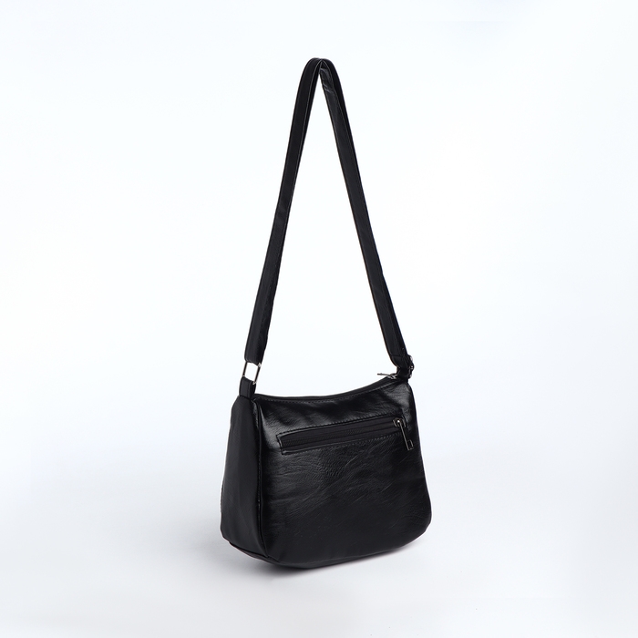 Сумка женская на молнии, цвет чёрный Сумка женская на молнии, цвет чёрный