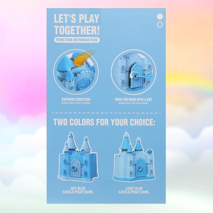 Замок-копилка «Ледяное царство», цвет МИКС Замок-копилка «Ледяное царство», цвет МИКС