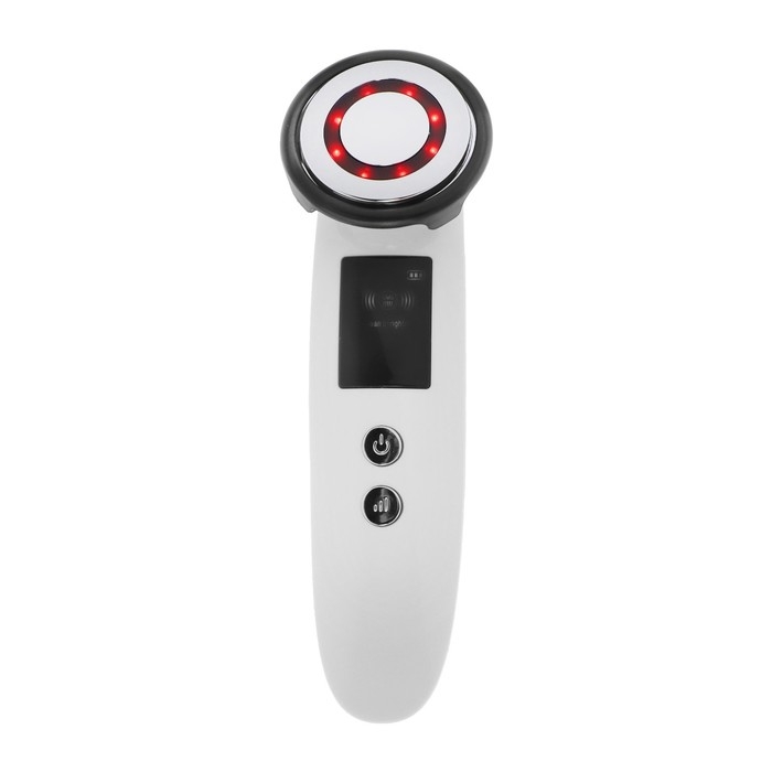 Массажёр для чистки лица LEM-03, ИК-подогрев, 3 скорости, АКБ, 500 мАч, от USB, белый Массажёр для чистки лица LEM-03, ИК-подогрев, 3 скорости, АКБ, 500 мАч, от USB, белый