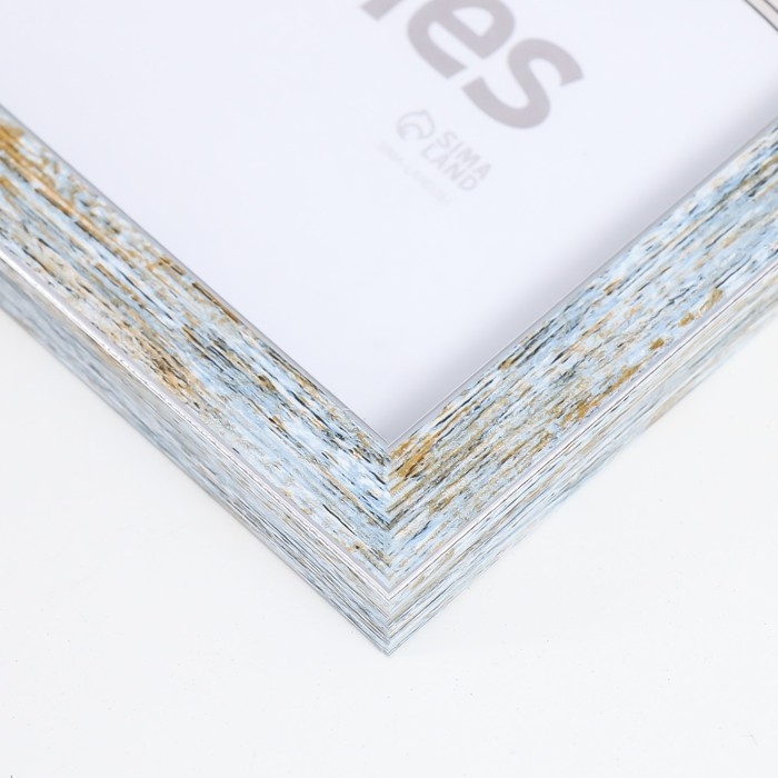 Фоторамка пластик Фоторамка пластик "Акварель" 21х30 см, морозное серебро