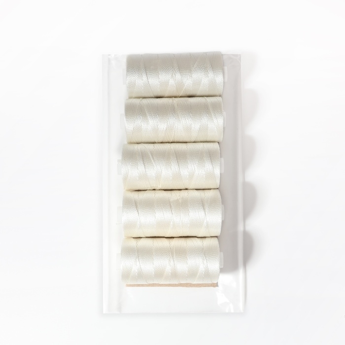 Нитки 3К, 200 м, цвет белый №0101, цена за 1 штуку Нитки 3К, 200 м, цвет белый №0101, цена за 1 штуку