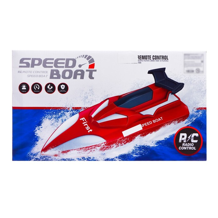 Катер радиоуправляемый Speed Boat, работает от аккумулятора, МИКС Катер радиоуправляемый Speed Boat, работает от аккумулятора, МИКС