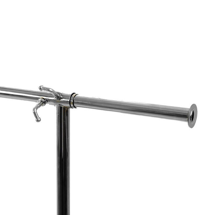 Вешало П-образное c двумя перекладинами 120-183×43×97-190 см, цвет чёрный Вешало П-образное c двумя перекладинами 120-183×43×97-190 см, цвет чёрный