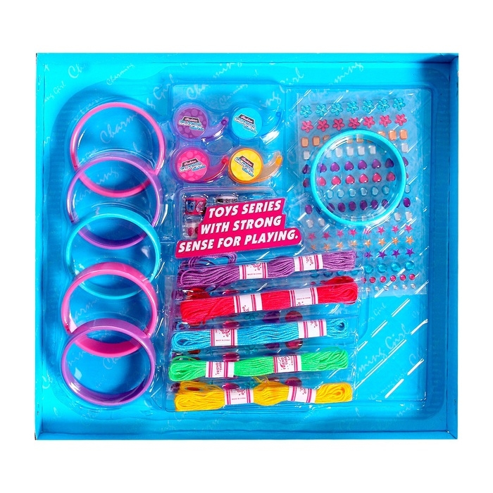 Набор для создания украшений «Яркие браслеты» Набор для создания украшений «Яркие браслеты»