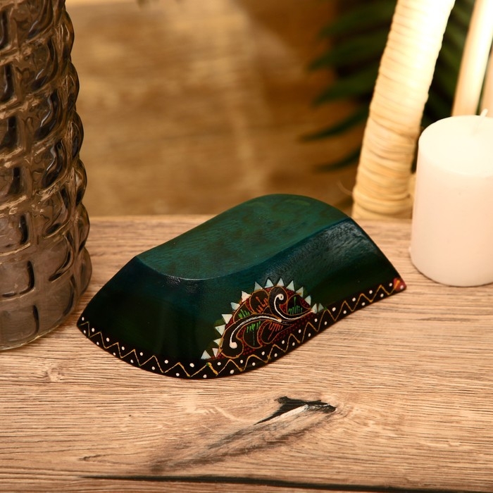 Блюдо Блюдо "Ломбок стайл" дерево 15х10х5 см