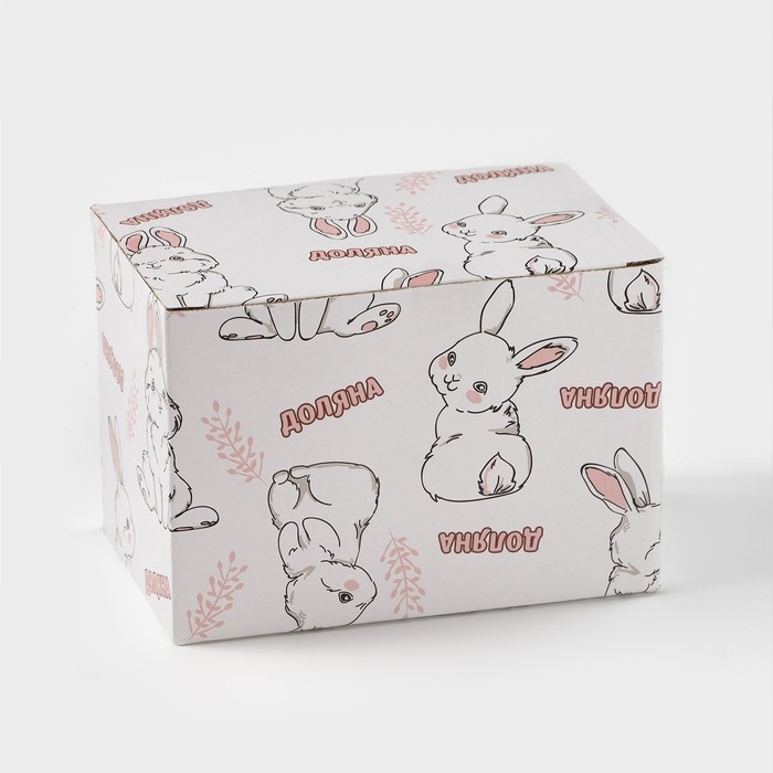 Салфетница Доляна «Зайка в золотом», 12×7×8,5 см, цвет белый Салфетница Доляна «Зайка в золотом», 12×7×8,5 см, цвет белый
