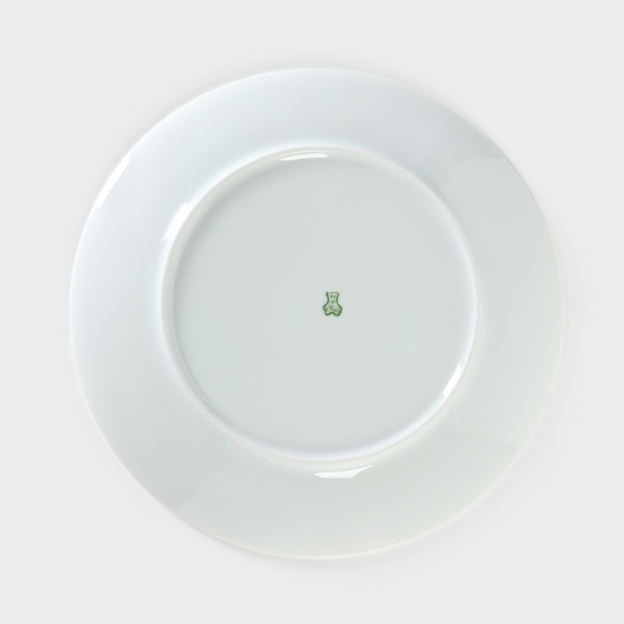 Тарелка фарфоровая «Сафари. Зебра», d=24 см, цвет белый Тарелка фарфоровая «Сафари. Зебра», d=24 см, цвет белый