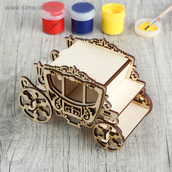 Заготовка для творчества «Карета» Заготовка для творчества «Карета»