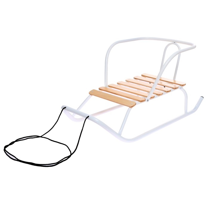 Санки «Ветерок 1», цвет белый Санки «Ветерок 1», цвет белый