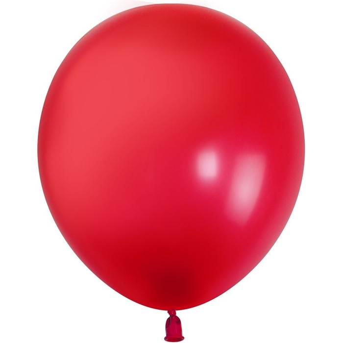 Шар латексный 12 Шар латексный 12", пастель, 100 шт., красный