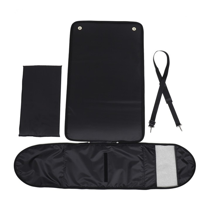 Сумка - переноска для животных Сумка - переноска для животных "Люкс", ПВХ, жаккард, 49 х 30 х 35 см, чёрная