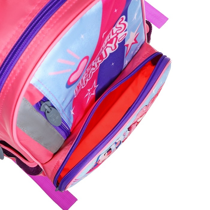 Рюкзак школьный, 37 х 26 х 13 см, эргономичная спинка, Calligrata ОРТ  Рюкзак школьный, 37 х 26 х 13 см, эргономичная спинка, Calligrata ОРТ "Аниме подружки"