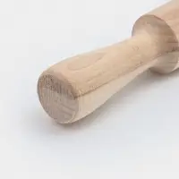Скалка с ручками для теста, дерево берёза, 35&times;3.5 см