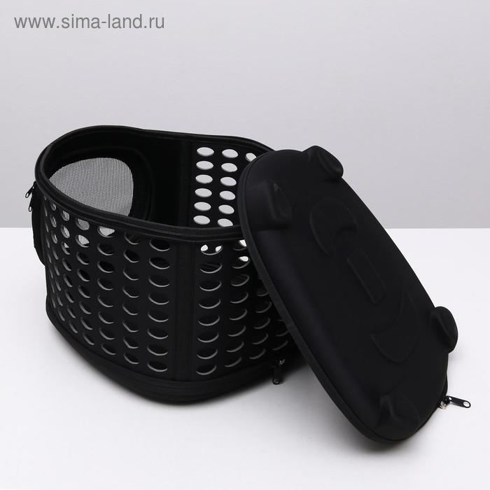 Складная сумка-переноска большая, материал EVA, 42,5 х 37,5 х 29,5 см, черная Складная сумка-переноска большая, материал EVA, 42,5 х 37,5 х 29,5 см, черная