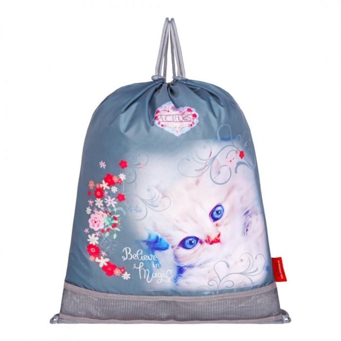 Ранец школьный Стандарт, раскаладной, 35 х 22 х 12 см, Across 191, наполнение: мешок, серый ACR22-191-9 Ранец школьный Стандарт, раскаладной, 35 х 22 х 12 см, Across 191, наполнение: мешок, серый ACR22-191-9