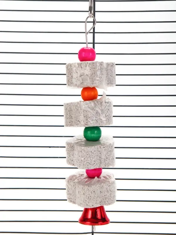 Точильные камни для птиц, с бусинами, 65 г