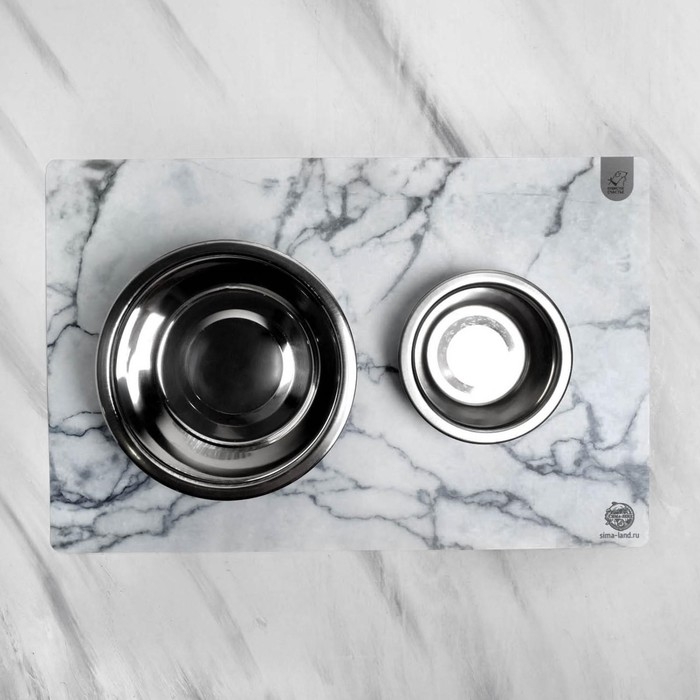 Коврик под миску «Камень», 43х28см Коврик под миску «Камень», 43х28см