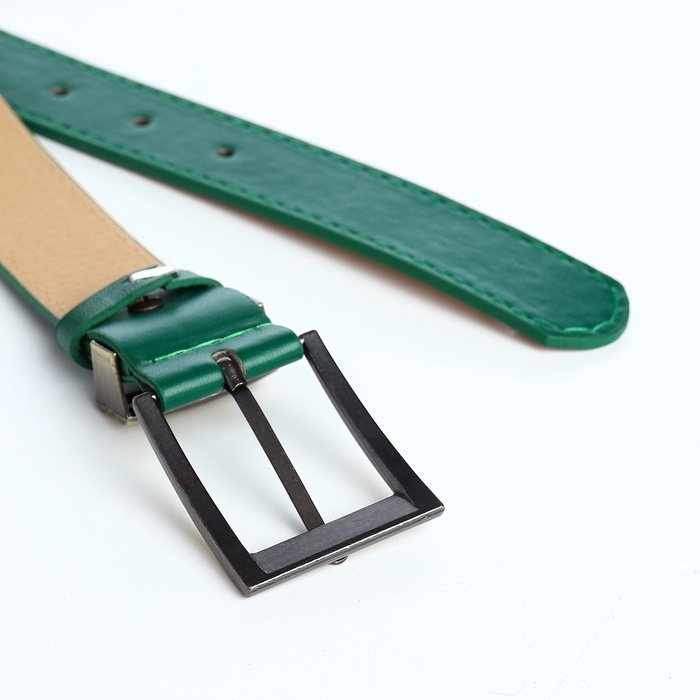 Ремень женский, ширина 2,5 см, винт, цвет зелёный Ремень женский, ширина 2,5 см, винт, цвет зелёный