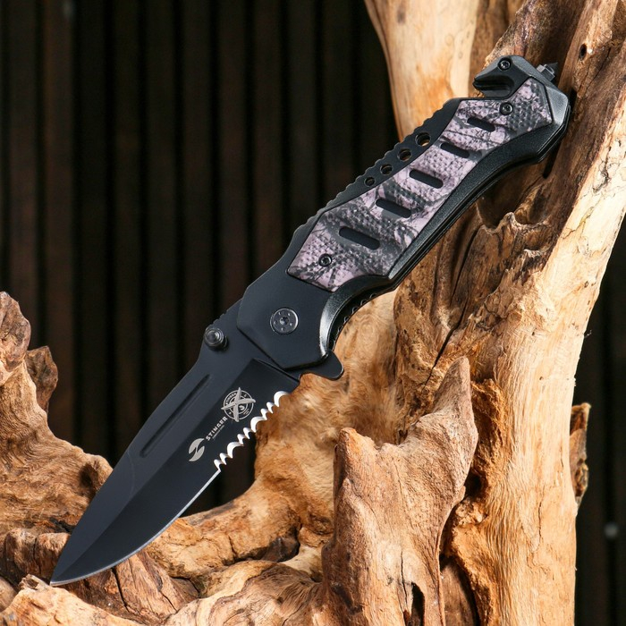 Складной нож Stinger, 90 мм, рукоять: сталь, алюминий, коробка картон Складной нож Stinger, 90 мм, рукоять: сталь, алюминий, коробка картон