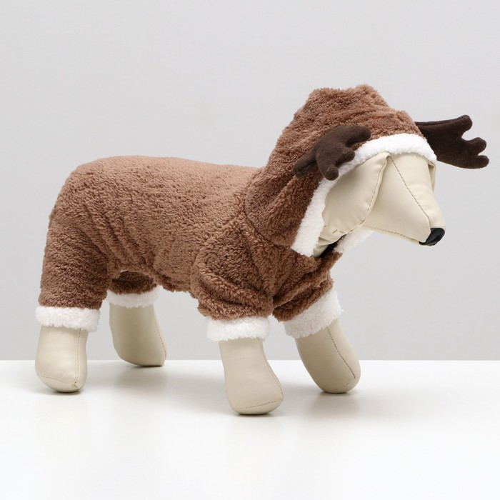 Новогодний костюм  Новогодний костюм "Олень",  S (ДС 20, ОГ 32 см), коричневый