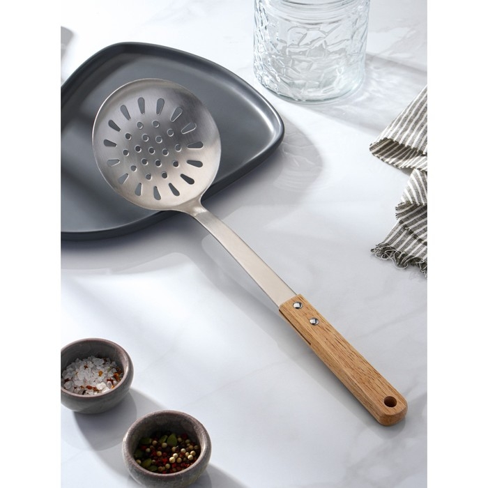 Шумовка из нержавеющей стали «Эко», h=38,5 см Шумовка из нержавеющей стали «Эко», h=38,5 см