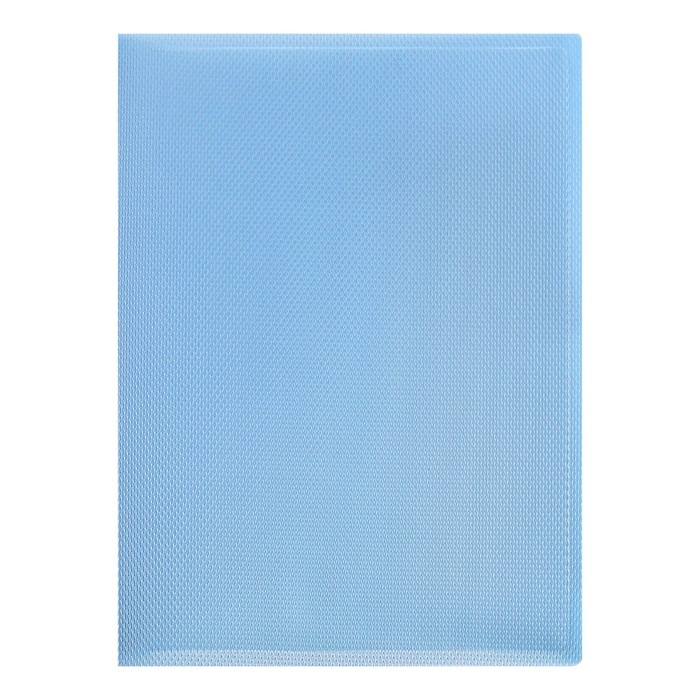 Папка 20 вкладышей, А4, 700 мкм, Calligrata TOP Breeze, с тиснением, небесный Папка 20 вкладышей, А4, 700 мкм, Calligrata TOP Breeze, с тиснением, небесный