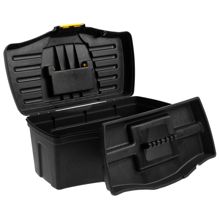 Ящик для инструмента ТУНДРА, 16 Ящик для инструмента ТУНДРА, 16", 410 х 220 х 190 мм, пластиковый, съемный лоток