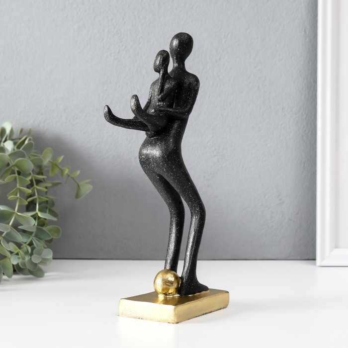 Сувенир полистоун Сувенир полистоун "Как за каменной стеной" чёрный 6х10,5х25 см