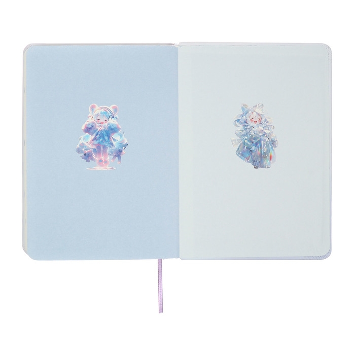 Записная книжка подарочная 96л,линия, цветной срез,обложка ПВХ 3D Аниме (17,7х12,4см) Записная книжка подарочная 96л,линия, цветной срез,обложка ПВХ 3D Аниме (17,7х12,4см)