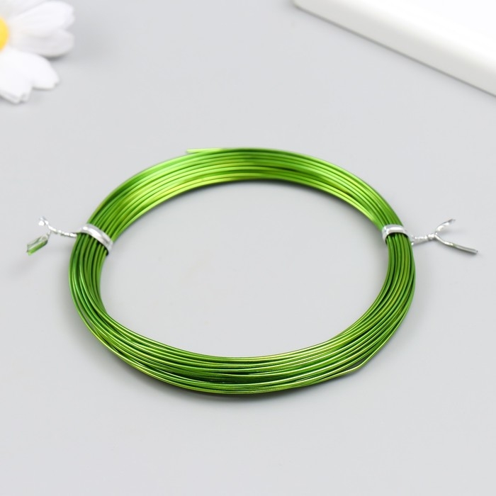 Проволока для творчества d 1мм, зеленый рул.10 м МИКС Проволока для творчества d 1мм, зеленый рул.10 м МИКС