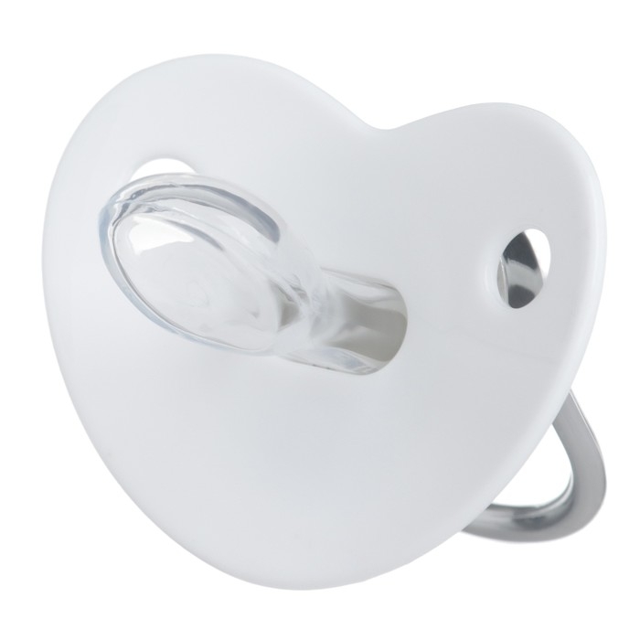 Соска - пустышка силиконовая ортодонтическая «Я люблю маму», от 12 мес., с колпачком, цвет белый/серебро, стразы Соска - пустышка силиконовая ортодонтическая «Я люблю маму», от 12 мес., с колпачком, цвет белый/серебро, стразы