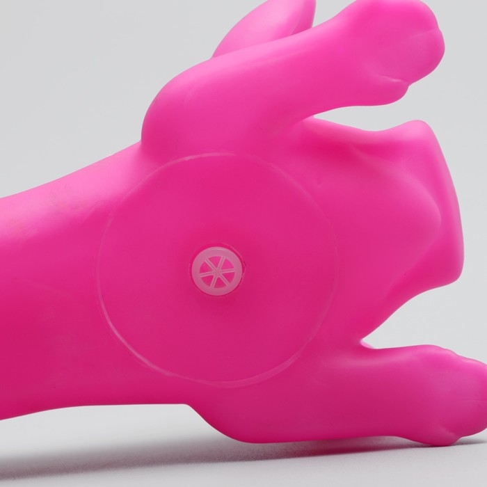 Игрушка пищащая Игрушка пищащая "Буженина" для собак, 13 см, розовая