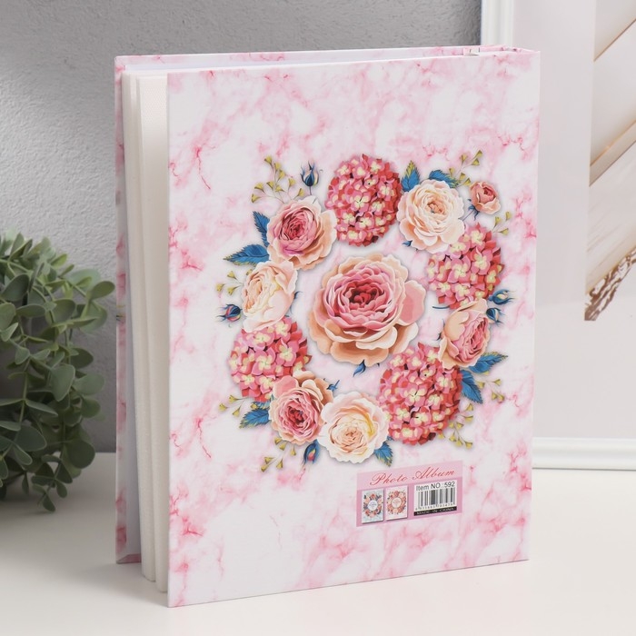 Фотоальбом на 200 фото 13х18 см "Цветочный венок" МИКС 29,5х23,5х5,2 см