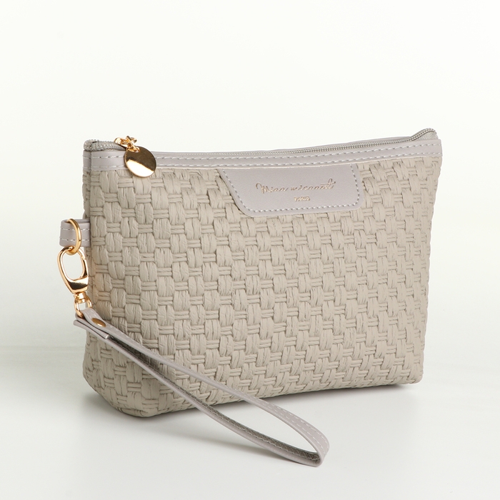 Косметичка на молнии, цвет серый Косметичка на молнии, цвет серый