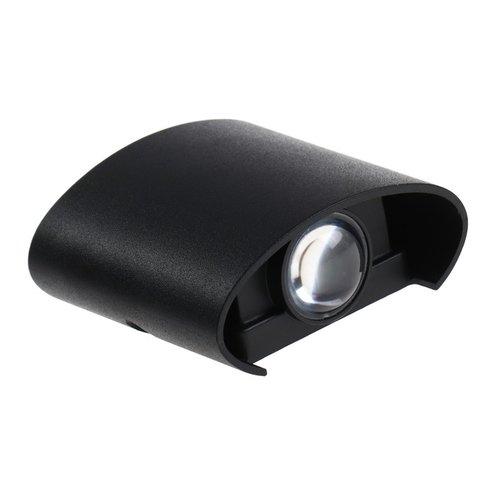 Светильник фасадный «Полусфера», FSD-074, 2 Вт, 4000К, 1 луч, IP65, 220 В, пластик, черный   1008420 Светильник фасадный «Полусфера», FSD-074, 2 Вт, 4000К, 1 луч, IP65, 220 В, пластик, черный   1008420