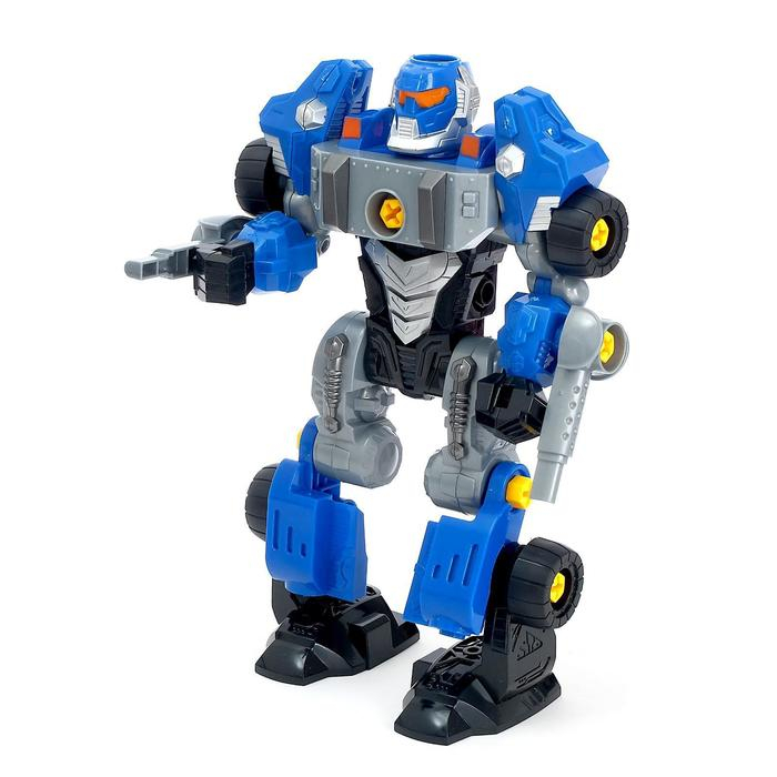 Конструктор-машина «Мега робот», 3 в 1, со световым шуруповёртом, работает от батареек Конструктор-машина «Мега робот», 3 в 1, со световым шуруповёртом, работает от батареек