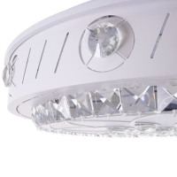 Люстра с ПДУ 1232/1 LED 95Вт 3000-6000К белый 50х50х9 см BayerLux