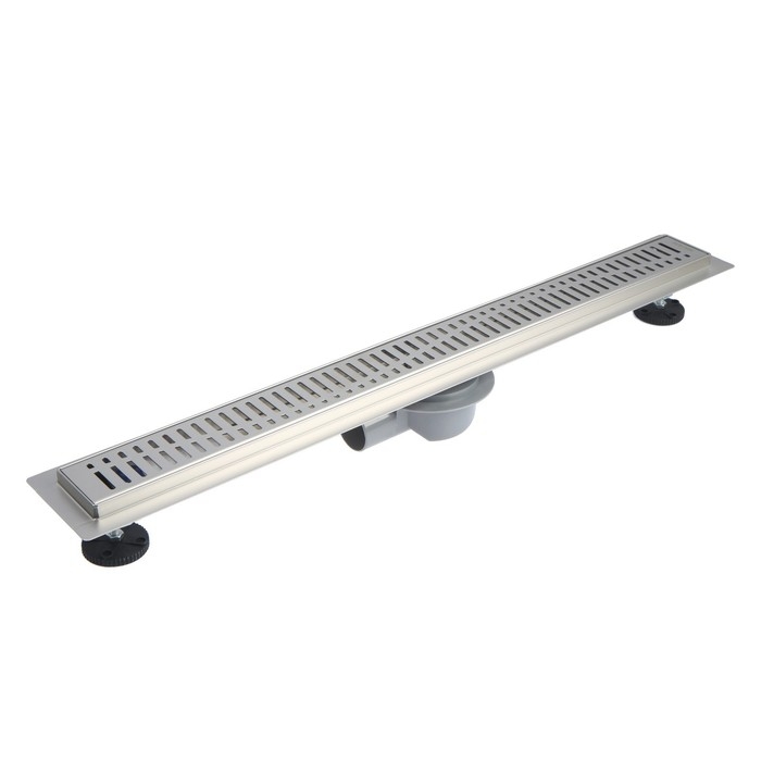 Трап линейный AFLORN AF20107-80, 800х70 мм, c флaнцeм своб. вращения 360°, нерж. сталь Трап линейный AFLORN AF20107-80, 800х70 мм, c флaнцeм своб. вращения 360°, нерж. сталь